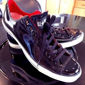 NEW Converse Patent Leathers Sneakers All Star